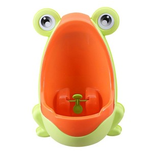 Soscooter Cute Baby Products Plastic Frog Standing Urinal For Pee Trainer Plastic Kids Training Potty Detachable Baby Urinal - 1 of 1