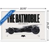Trends International DC Comics Batman: 85th Anniversary - The Batmobile 2016 Framed Wall Poster Prints - 3 of 4