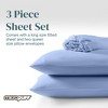 Micropuff Pillowcase Set with Matching Fitted Sheet – Soft, Durable, and Fade-Resistant Bedding (Flat Sheet Not Included) - 3 of 4