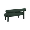 Meridian Furniture,Parlor Boucle Fabric Bench - 3 of 4