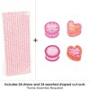 Big Dot of Happiness Hot Girl Bday - Paper Straw Decor - Vintage Cake Birthday Party Striped Decorative Straws - Set of 24 - 3 of 4