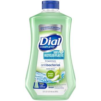 Dial Complete Antibacterial Foaming Hand Wash Refill - Fresh Pear - 32 fl oz