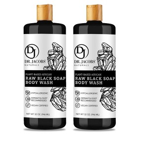 DR.JACOBS NATURALS All Natural Raw Black Soap -Sulfate-Free- Paraben-Free and Plant based - 1 of 4