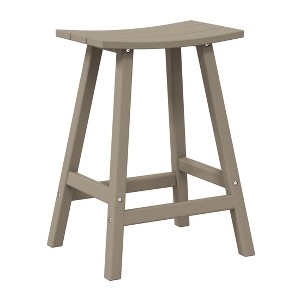 WestinTrends Outdoor Patio Adirondack Counter Height Stool Chair - 1 of 4
