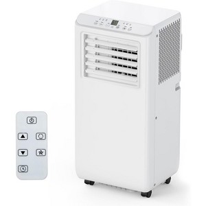 8000 BTU Portable Air Conditioner, 3-in-1 AC Unit with Dehumidifier & Fan for Rooms Up to 350 Sq.Ft,Remote Control,24-Hour Timer,White - 1 of 4