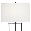 Possini Euro Design Possini Euro Open Grid 29 1/2" High Black Metal USB Table Lamp - 4 of 4