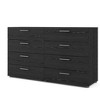 Tvilum Austin 8 Drawer Double Dresser, Black Woodgrain - 3 of 4