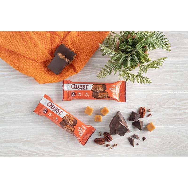 Quest Nutrition 15g Hero Protein Bar - Crispy Chocolate Caramel Pecan , 5 of 9