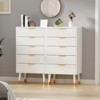 5 Drawer Dresser With Storage, Chest of Drawers With Metal Handles, Modern Minimalist Nightstand, Organizer Cabinet for Living Room, Bedroom, Hallway - 2 of 4