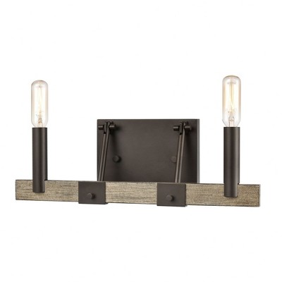 Elk Home Transitions 2 - Light Vanity in  Oil Rubbed Bronze