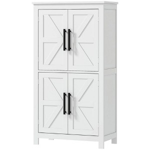 Resenkos Bathroom Floor Cabinet, Bathroom Cabinet, Floor Cabinet for Bathroom, Living Room, Entryway, Kitchen, - 1 of 4