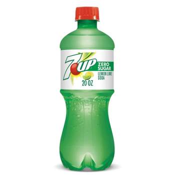 7UP Zero Sugar Soda - 20 fl oz Bottle