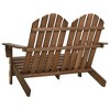 vidaXL Garden Chair  Solid fir wood 2-Seater Durable - 4 of 4
