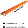 Heavy Duty Steel Pallet Fork Extensions for Forklifts – 4.5 Inch Wide, 72 & 96 Inch Length Options, 4600 lb Capacity, Easy Install – Yellow/Orange - 2 of 4