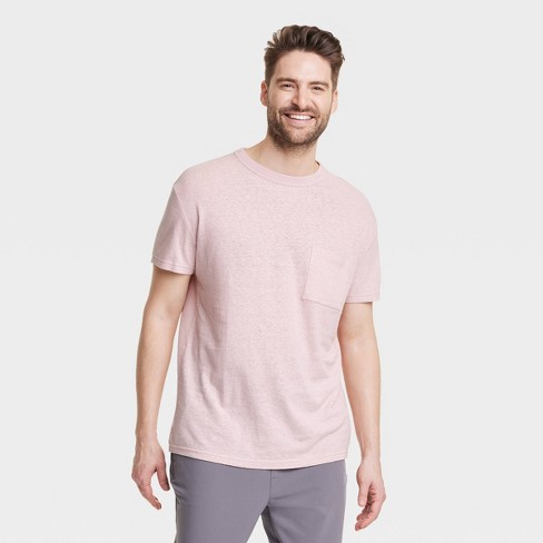 t shirt pink for men
