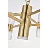 Elegant Lighting Vega 13 light Gold LED Pendant - 4 of 4