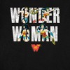Women's Wonder Woman WW 80Th Illustrated Type Cap Sleeve Baby Rib Crop Top - 3 of 4