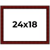 PosterPalooza | Weathered Red Picture Frame - UV Acrylic, Backing Board, Hanging Hardware Included - 2 of 4