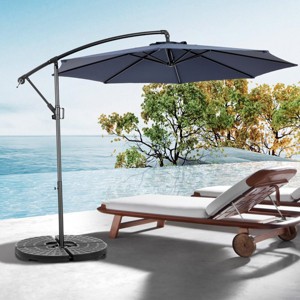Offset Hanging Market Patio Umbrella With 8 Ribs,Patio Cantilever Umbrella,Umbrella For Patio Outdoor Furniture -Maison Boucle - 1 of 4