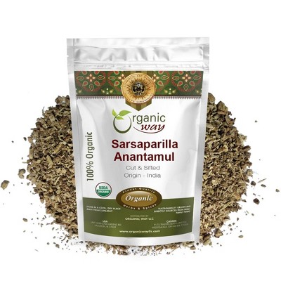 Organic Way Sarsaparilla Cut & Sifted 1 Lbs