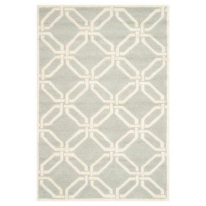 Bellina Textured Accent Rug - Light Gray/Ivory (3