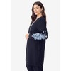 Roaman's Women's Plus Size Knit Denim Jacket - 4 of 4