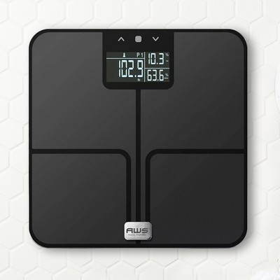 Style Selections 440-lb Digital Black Bathroom Scale in the Bathroom Scales  department at