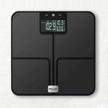 POCFGST High Precision Digital Body Weight Bathroom Scale with Ultra-Wide  Platform and Easy-to-Read Backlit LCD, 400 Pounds