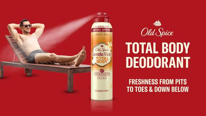 Old Spice Whole Body Deodorant for Men - Total Body Aluminum Free Spray - Lavender &#38; Mint - 3.5oz, 2 of 10, play video