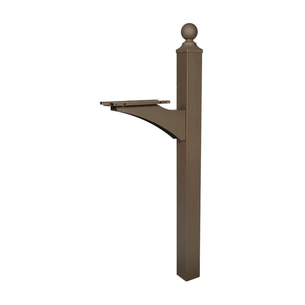 Gibraltar Mailboxes Landover Venetian Bronze Mailbox Post