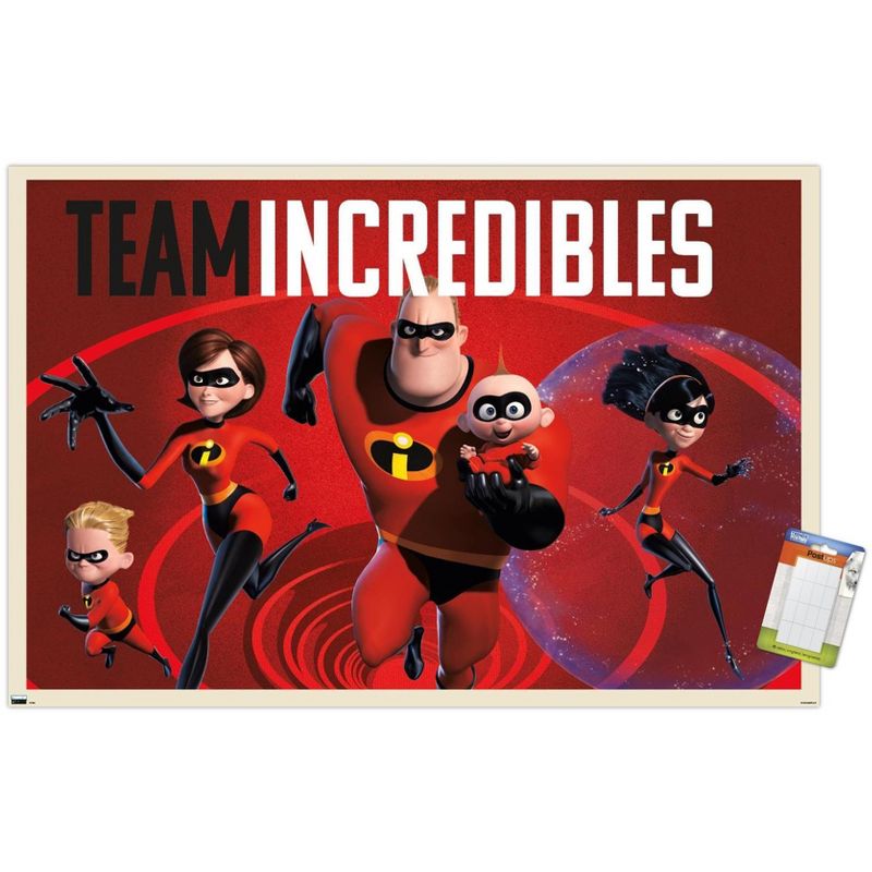 Trends International Disney Pixar The Incredibles 2 - Family Unframed Wall Poster Prints, 1 of 7
