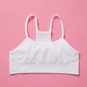 Yellowberry Sugar Seamless Racerback Bra is Double Layered Wire-Free and Pull-Over Design Perfect Comfort & Style for Tween Girls Watermelon