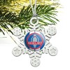 Shelby Cobra Vintage Logo Metal Snowflake Christmas Tree Holiday Ornament - 2 of 3