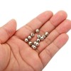 Unique Bargains Metal Round Jewelry Making Gold Filled Spacer Beads 100 Pcs - 4 of 4