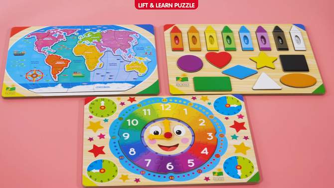 The Learning Journey Lift & Learn USA Map Puzzle, 2 of 6, play video