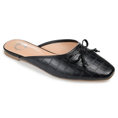 Journee Collection Women's Tammala Slip On Square Toe Mules Flats