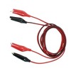 Unique Bargains Home Plastic Insulation Cover Dual Side Tester Alligator Clip Cable 36.2" length - 4 of 4