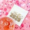 Big Dot of Happiness Hello New Year Napkins, 2026 NYE Party Decor Black & Gold, White 3-Ply Paper Beverage Cocktail Napkins - 24 Count - 3 of 4