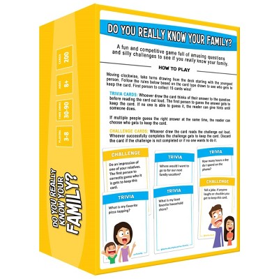 Do You Really Know Your Family? Board Game