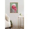 Kate & Laurel All Things Decor 18"x24" Sylvie Regal Galah Framed Metallic Canvas Wall Art by Inkheart Designs: Modern Luxury Decor - 2 of 3