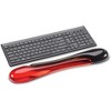Kensington Duo Gel Wave Keyboard Wrist Rest - 18.9" x 3.5" Dimension - Red, Black - Gel - Slip Resistant - 3 of 3