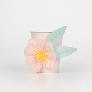 Meri Meri Paper Flower Cups (Pack of 8) - 1 of 3