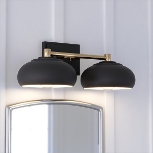 VAXCEL Belmont Mid Century Modern Dome Bathroom Vanity Light Fixture - 1 of 4