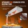 VEVOR French Fry Food Warmer, 750W Commercial Strip Food Heating Lamp, Electric Stainless Steel Warming Light Dump Station, Countertop 104-122°F - 4 of 4