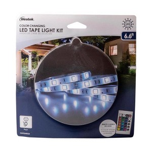 Westek Tape Light Kit, 6.6 ft. L Color Changing Plug-In LED - 1 of 1
