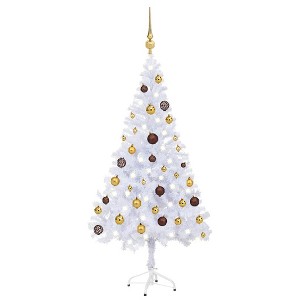 vidaXL Christmas Tree Green PVC, Plastic 70.9 in Ornaments - 1 of 4
