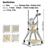VEVOR Commercial Chopper with 4 Replacement Blades Commercial Vegetable Chopper Stainless Steel French Fry Cutter Potato Dicer & Slicer - 2 of 4