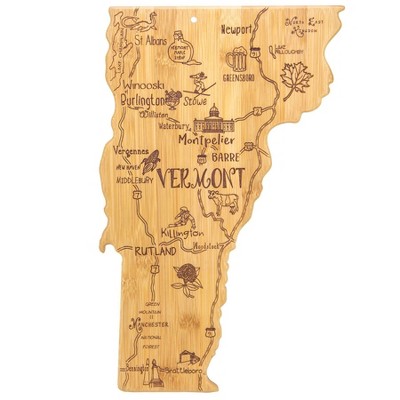 Totally Bamboo Destination Vermont Serving and Cutting Board