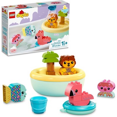 Lego Duplo Bath Time Fun: Floating Animal Train Baby Toy 10965 : Target