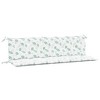 vidaXL Garden Bench Cushions 2 pcs Leaf Pattern Oxford Fabric - 2 of 4